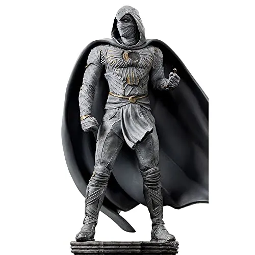 Iron Studios Marvel-Statuette Mond Knight 1/10 - 30 cm - Model Statuen, detailreiche Verarbeitung und robustes Design für Sammler und Marvel-Fans.