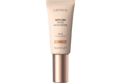 CATRICE Skin Like Tinted Moisturizer Creme Foundation 28 ml Nr. 030N - Entdecke den CATRICE Skin Like Tinted Moisturizer: Leichte, aufbaubare Deckkraft für einen natürlichen Teint. Schnell einziehende, feuchtigkeitsspendende Formel mit LSF 30 – ideal für ein frisches, strahlendes Ergebnis.