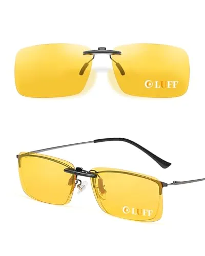 LUFF Polarisierte Nachtsichtbrille Clip-On für Brillenträger
