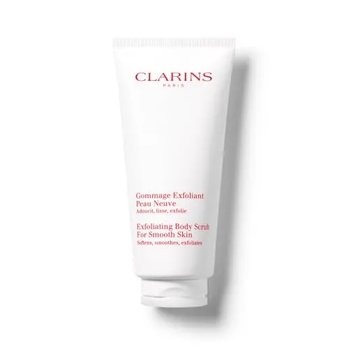 CLARINS Gommage Exfoliant Peau Neuve 200 ml - Gesichtsreinigung: Sanftes Peeling mit Cashewnussöl für ein verfeinertes Hautbild und zarte, geschmeidige Haut. 97 % natürliche Inhaltsstoffe und recycelbare Tube.