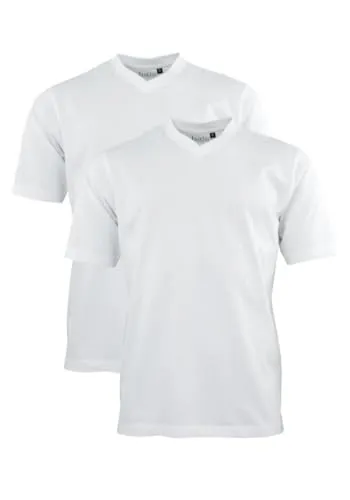 hajo Polo & Sportswear Herren T-Shirt Doppelpack V-Ausschnitt Große Größen