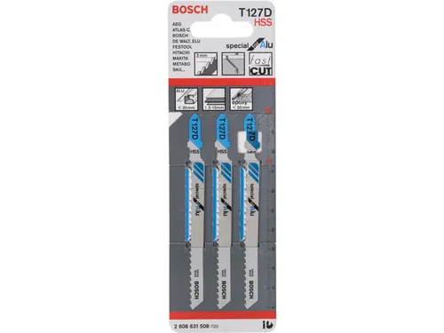 Bosch Stichsägeblatt T 127 D 3 Stück von Bosch Professional