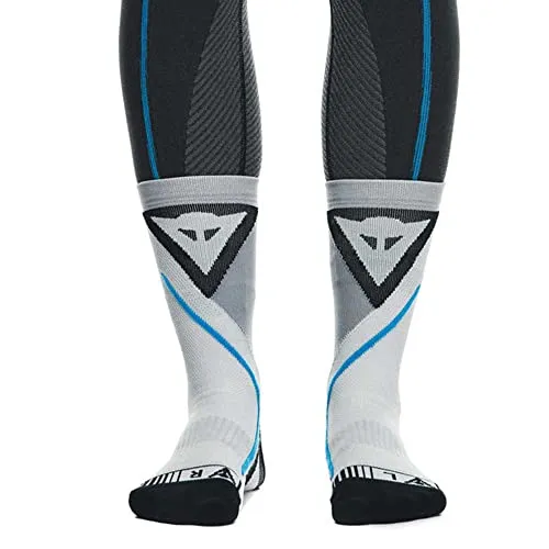 Dainese Dry Mid Socks Weiß Blau - Funktionssocken für Herren - Hochwertige Sportsocken in Weiß Blau, ideal für alle Jahreszeiten. Bieten optimalen Komfort und Feuchtigkeitsregulierung für aktive Männer.