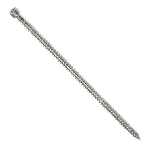 WKFC TORX Holzbauschrauben Konstruktionsschrauben Vollgewinde Zylinderkopf ETA (100 Stück - Ø6mm x 160mm TX30)