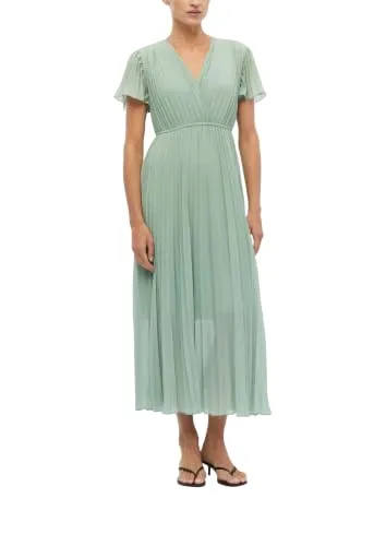 Comma Plissiertes Kleid in Midilänge von comma,