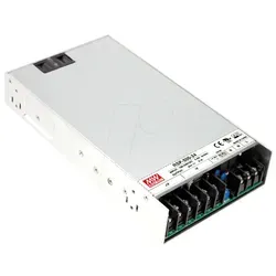 SNT RSP-500-48 - 500W Schaltnetzteil mit PFC - Schaltnetzteil mit 500 W Leistung und 48 V Ausgangsspannung, ideal für industrielle Anwendungen. Effizienz von 90,5% und umfassender Schutz gegen Überlast und Kurzschluss.