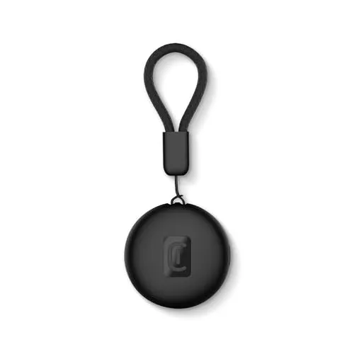 Cellularline Tracy Tag Schwarz – Smart Tracker für Android - Praktischer GPS-Tracker für Android-Geräte, der Ihnen hilft, Ihre Wertsachen einfach zu finden. Kompakt und benutzerfreundlich für den täglichen Einsatz.