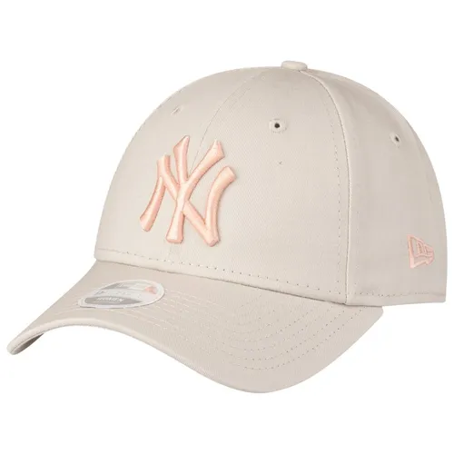 New Era 9Forty Damen Cap - New York Yankees stone / rose - Damen Baseballcap in stylish Beige, aus 100% Baumwolle, perfekt für den Sommer und ideal für Freizeitaktivitäten.