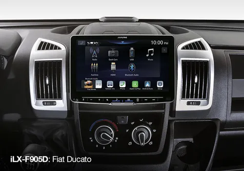 Alpine Halo iLX-F Digital-Media-Station für Fiat Ducato 3 (Modell 8) ab Bj. 2021, 9