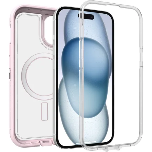 OtterBox Defender XT Clear für Apple iPhone 16e/15/14/13 - Mountain Frost - Handycover mit Magneten, kompatibel mit MagSafe, aus thermoplastischem Elastomer (TPE), bietet optimalen Schutz und Stil für dein iPhone.
