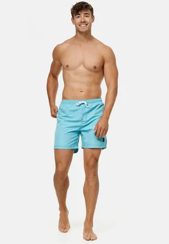Indicode Badeshorts Herren Ferguson Schwimmshorts Männer mit elastischem Bund und Kordelzug