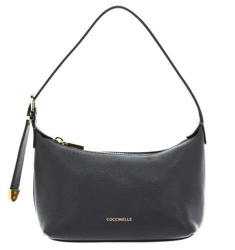 COCCINELLE Schultertasche Gleen aus Leder - Elegante COCCINELLE Schultertasche in Ardesia, ideal für jeden Anlass. Aus hochwertigem Leder, mit praktischem Zipper und verstärktem Boden für optimalen Halt. Maße: 22x12x10 cm, Gewicht: 195 g.