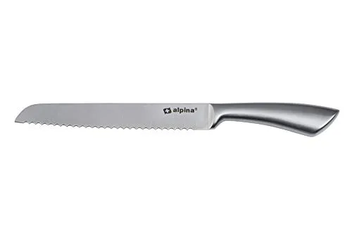 Alpina Santoku-Messer, Edelstahl, Silber, 33,5 cm