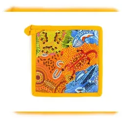 Excelsa Topflappen Aboriginal Baumwolle 20X20X0,5 Cm Bunt