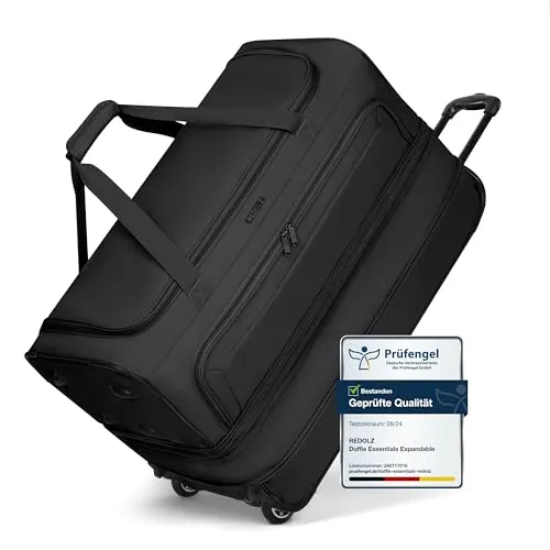 Redolz Reisetasche Duffle Essentials, Polyester - Taschen für stilbewusste Reisende mit erweiterbarem Volumen und intelligenten Fächern für optimale Organisation und Komfort.