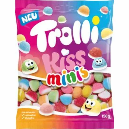 Trolli Kiss Minis 150g Packung