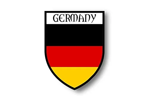 Akachafactory Aufkleber Sticker autoaufkleber Wappen Schild Flagge flaggen Fahne Deutschland