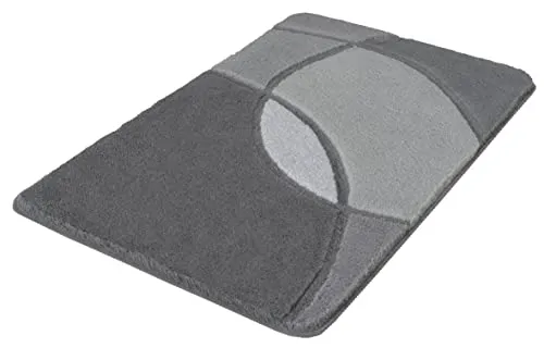 Kleine Wolke Badematte Kent in grau von Kleine Wolke