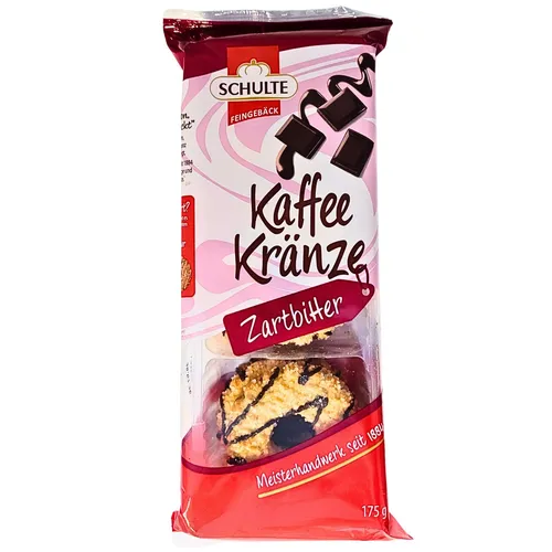 GOURVITA DE Schulte Kaffeekränze Zartbitter, 175g 10219