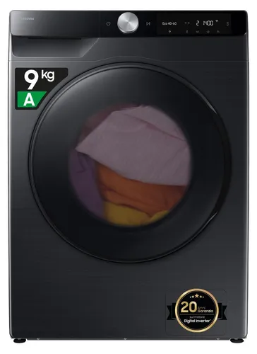 SAMSUNG WD90DG6G94BBU3 Waschtrockner 48cm 9kg Schwarz von Samsung