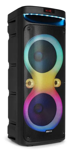 FENTON TRACK610 Akku Party Lautsprecher Box Bluetooth TWS Radio LED USB Mikrofon