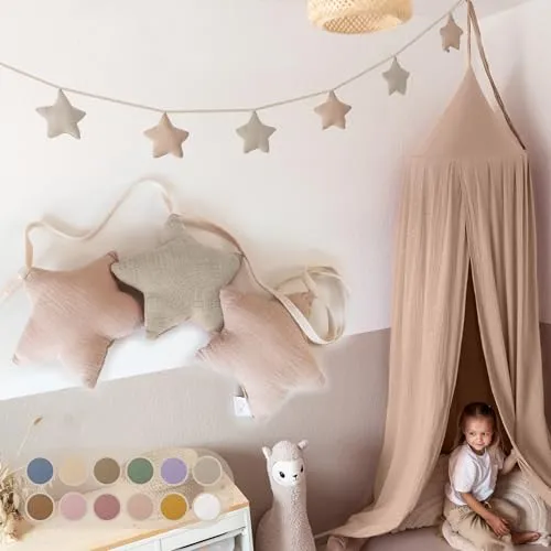 LILIMAUS Sternen Wimpelkette Stoff von lilimaus