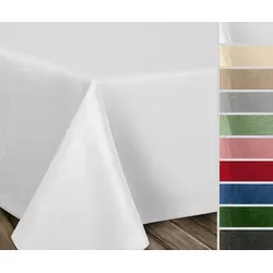 Beautex Fleckenabweisende Tischdecke mit Lotuseffekt - Oval 160x260 cm - Tischdecken, bügelfrei und wasserabweisend mit Lotuseffekt für einfache Pflege und stilvolles Ambiente in Ihrem Zuhause.