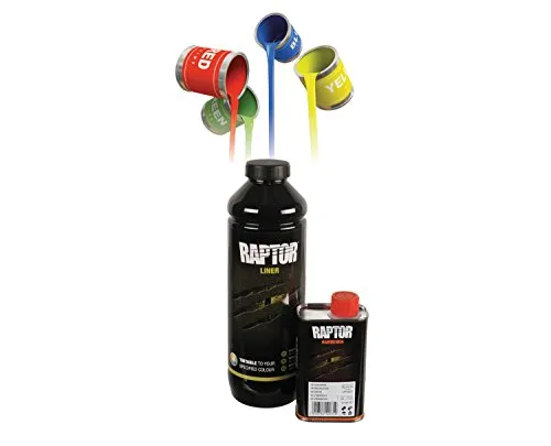 UPOL RAPTOR Pick Up Transportflächen Fahrzeug Beschichtung 948ml + 100ml AllorA Pigment zum einfärben (RAL 6003 Olivgrün)
