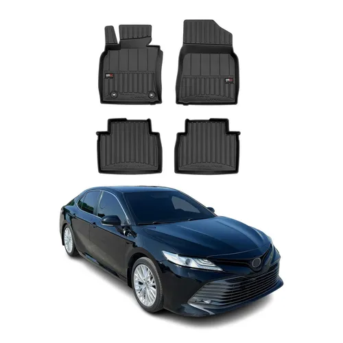 OMAC Auto-Fußmatten für Toyota Camry 2018-2024 - Premium 3D TPE - Hochwertige, wasserfeste Fußmatten für Toyota Camry 2018-2024. Antirutsch-Oberfläche und einfache Installation sorgen für optimalen Schutz und Komfort im Fahrzeug.