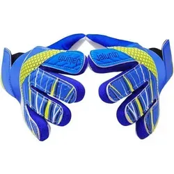 Torwarthandschuhe Kinder Junior Jungs Mädchen Blau Textur Palme 6