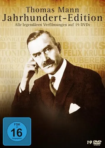 Thomas Mann: Jahrhundert-Edition (alle verfügbaren Verfilmungen) [19 DVDs] - Filme, umfassende Sammlung mit allen Verfilmungen von Thomas Mann, ideal für Film- und Literaturfans.