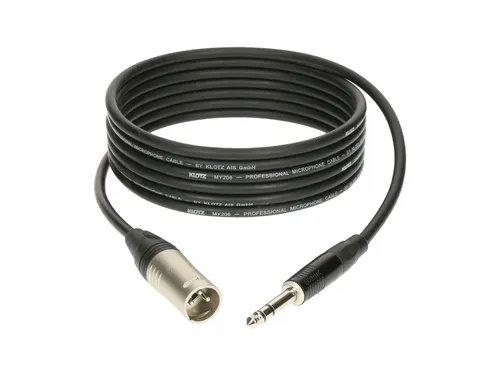 Klotz Mikrofonkabel Sym. XLR male - Stereo Klinke 1m