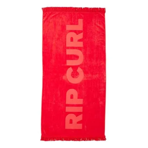 Rip Curl Handtuch Premium Surfhandtuch - Handtuch aus 500gsm Baumwoll-Jacquard, flauschig und stylisch mit Deluxe-Fransen. Ideal für Strandtage, großzügige Maße von 160cm x 80cm und praktischer Aufhängehaken.