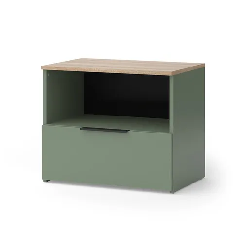 Vicco Highboard Wido, Grün/Sonoma, 60 x 50 cm in grün von Vicco