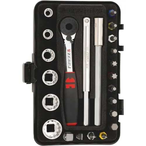 Würth Steckschlüssel Zoll Multi Sortiment Mini, 23 Teile von Würth