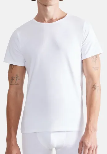 Sloggi Men Ever Ease O-Neck Weiß - Komfortables Herren T-Shirt - Herrenunterhemden mit 95% Baumwolle und 5% Elasthan für optimale Weichheit und Passform. Atmungsaktiv und figurbetont – ideal für den ganzen Tag.