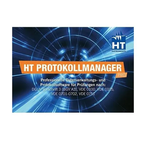 HT Instruments PROTOKOLLmanager Pro von HT Instruments Protokollsoftware Messgeräte
