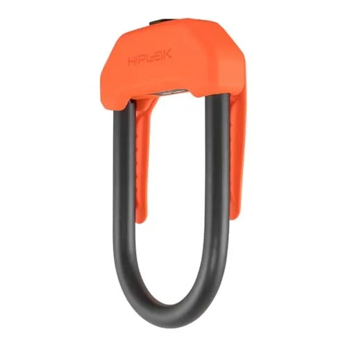 Hiplok DX Bügelschloss - ORANGE, Unisex - Fahrradschlösser mit Sold-Secure-DIAMOND-Zertifizierung, leicht und tragbar dank Hiplok CLIP + RIDE System zur einfachen Befestigung.