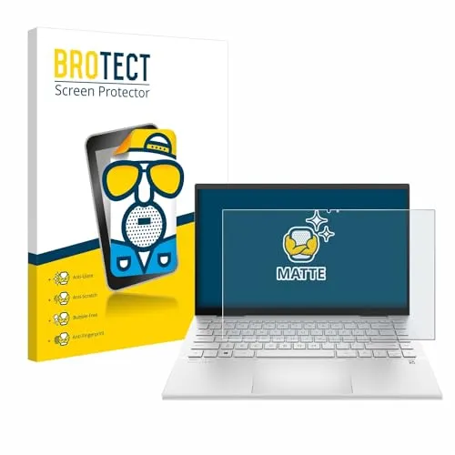 BROTECT Entspiegelungs-Schutzfolie für HP Pavilion x360 (14-dyX) Matte Displayschutz-Folie, Anti-Reflex, Anti-Fingerprint