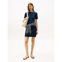 Tommy Hilfiger Shirtkleid NEW CODY STR SLIM SHORT DRS SS in blau von Tommy Hilfiger