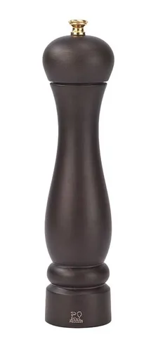 Meisterkoch Pfeffermühle aus Holz, 24 cm - Küchenhelfer aus edlem Buchenholz mit hochwertigem Peugeot-Mahlwerk, stufenlos einstellbar für frisch gemahlenen Pfeffer.