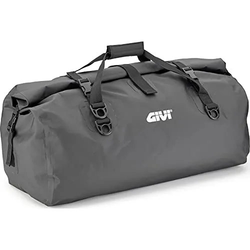 Givi Easy-T wasserdichte Cargotasche, Schwarz - Leder & Satteltaschen - Robuste Cargotasche mit wasserdichtem Roll-Up-Verschluss und praktischem Handgriff für sicheren Transport.