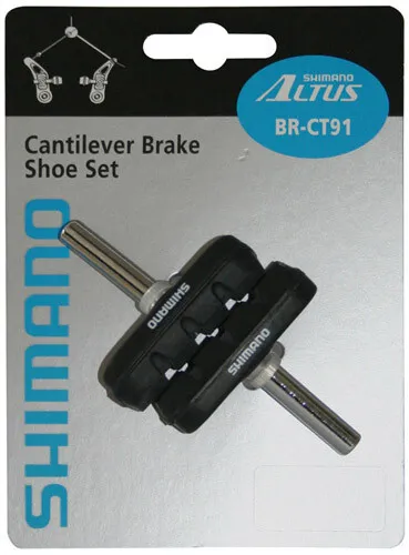 SHIMANO CT91 Fahrrad Bremsbeläge Bremsklötze Paar für Cantilever Bremsen