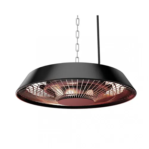 Deckenstrahler 1500W, Aluminium, ohne Fernbedienung, Schalter, Heizelement Halog