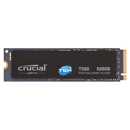 Crucial T500 SSD M.2 PCIe 4.0 500GB 2280 Gen 4 7200MB/s Festkörperlaufwerk PC