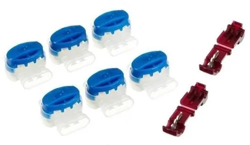 Kabel Verbinder + 2 Anschlussklemmen für Landroid Worx WG754 - WG799 - 3M 6