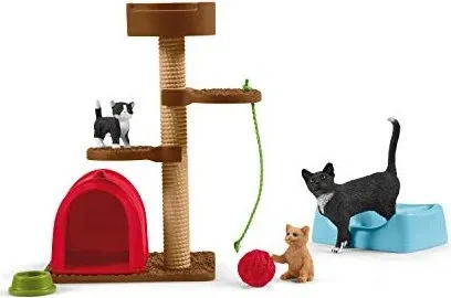 schleich 42501 Spielspaß für niedliche Katzen