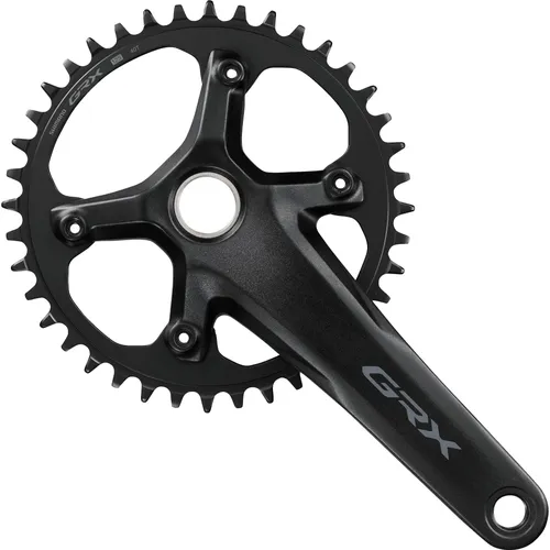 Shimano GRX FC-RX610 (165 mm) - Robuste Velokurbel für Gravelbikes - Veloantrieb, Velokurbel mit leichtem Aluminiumdesign und optimierter Kraftübertragung für anspruchsvolle Gravel-Abenteuer.