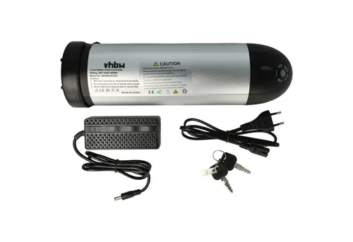 vhbw Akku für Fahrrad (10 Ah, 36 V, Li-Ion, inkl. Ladegerät) E-Bike Akku Akku Li-Ion 10000 mAh (36 V), Leistungsfähiger Austausch-Akku für Pedelec, Elektrofahrrad, E-Bike