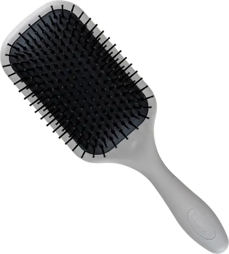 Denman D83 Artic Grey Kissenbürste - Hochwertige Kissenbürste für sanftes Entwirren und Styling, ideal für alle Haartypen. Ergonomisches Design für komfortable Anwendung.